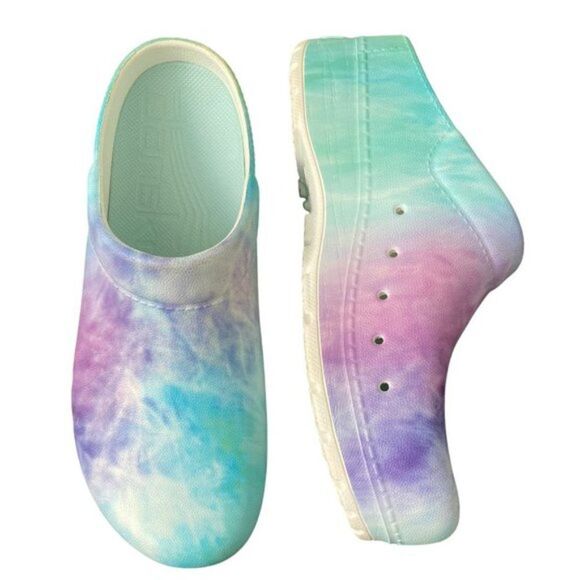 Dansko New Women's Kane Clogs Tie Dye size 38 - Picture 5 of 14